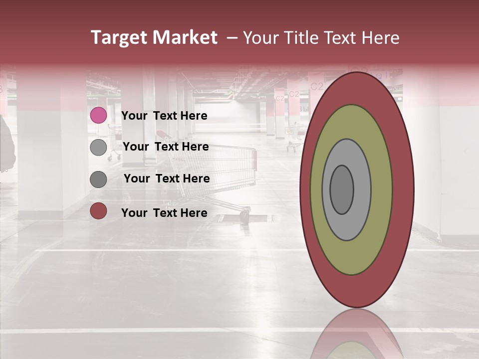 Cart Metall Concrete PowerPoint Template