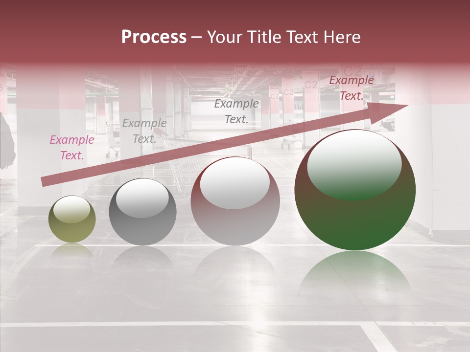 Cart Metall Concrete PowerPoint Template