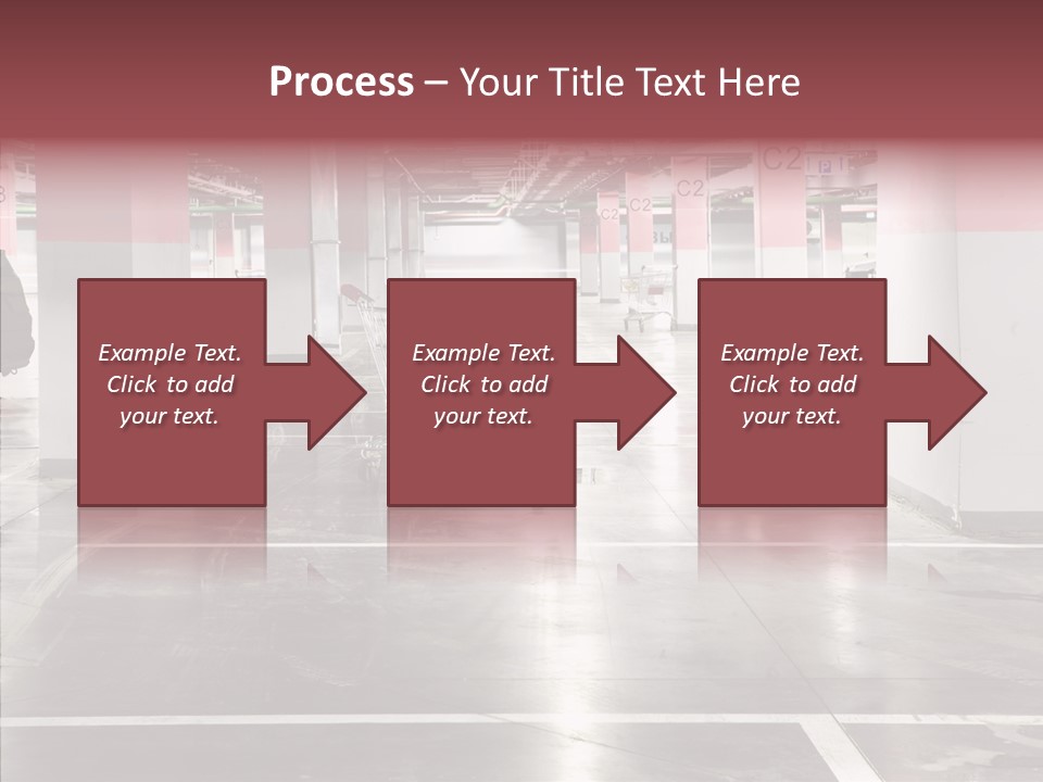 Cart Metall Concrete PowerPoint Template