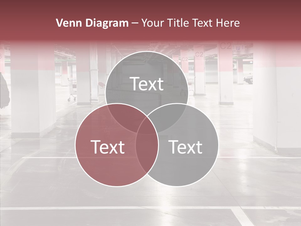 Cart Metall Concrete PowerPoint Template