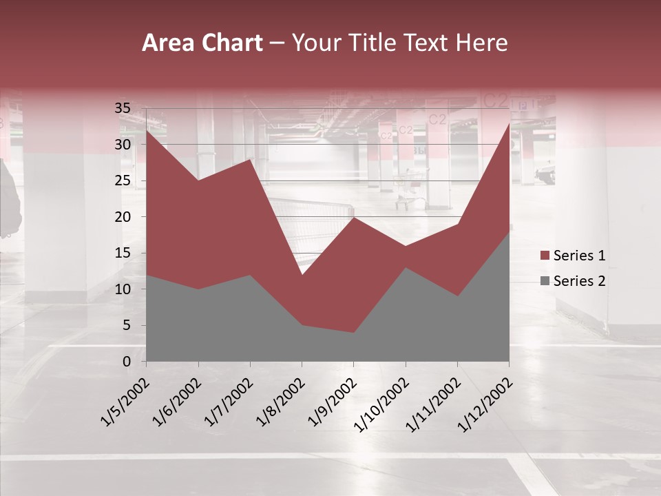 Cart Metall Concrete PowerPoint Template