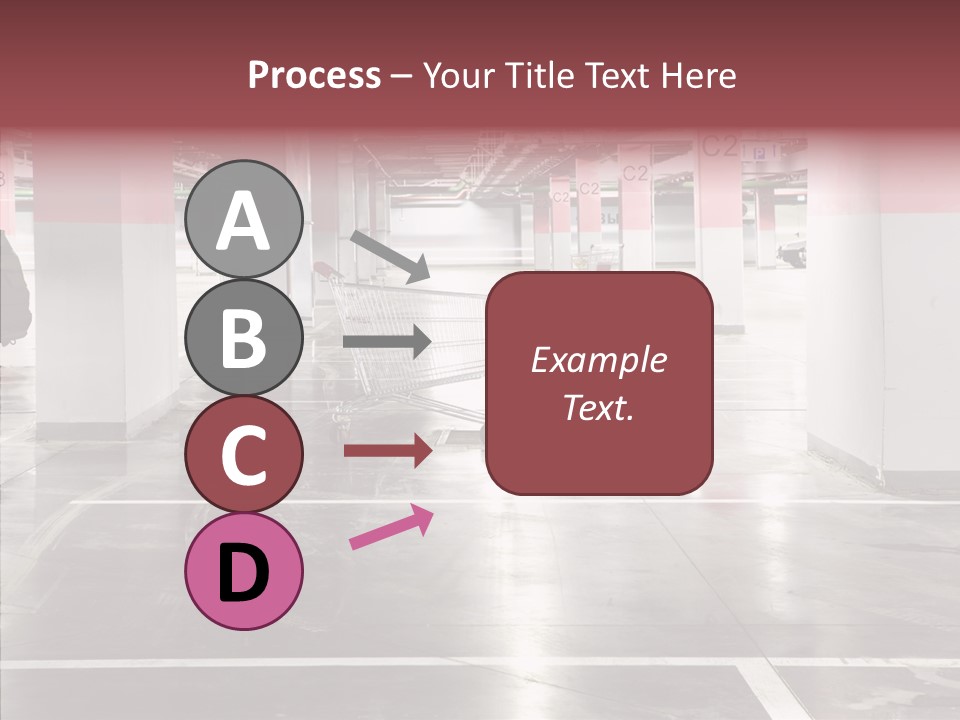 Cart Metall Concrete PowerPoint Template