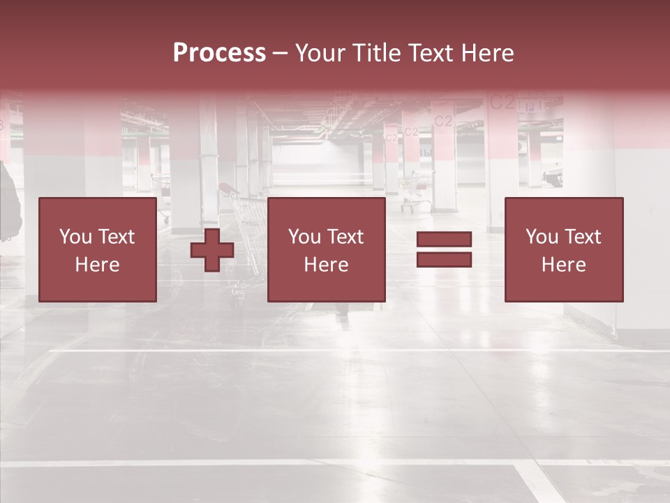 Cart Metall Concrete PowerPoint Template