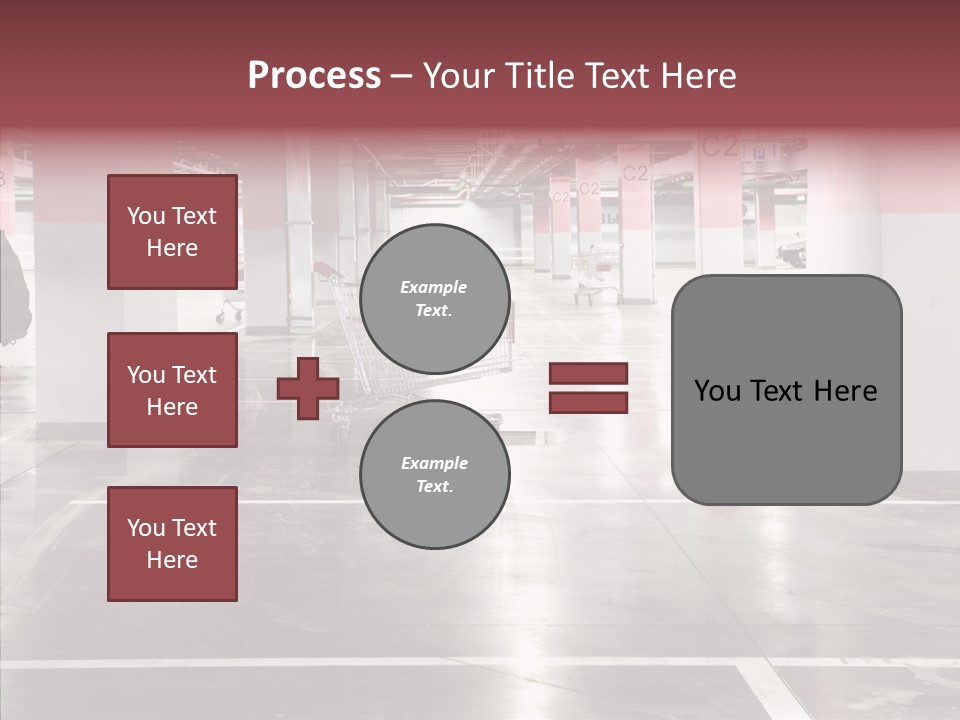 Cart Metall Concrete PowerPoint Template