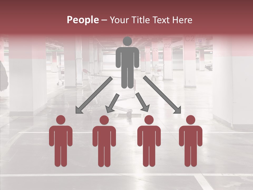 Cart Metall Concrete PowerPoint Template