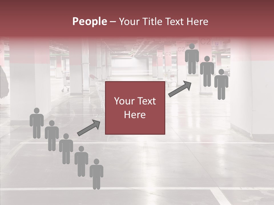 Cart Metall Concrete PowerPoint Template