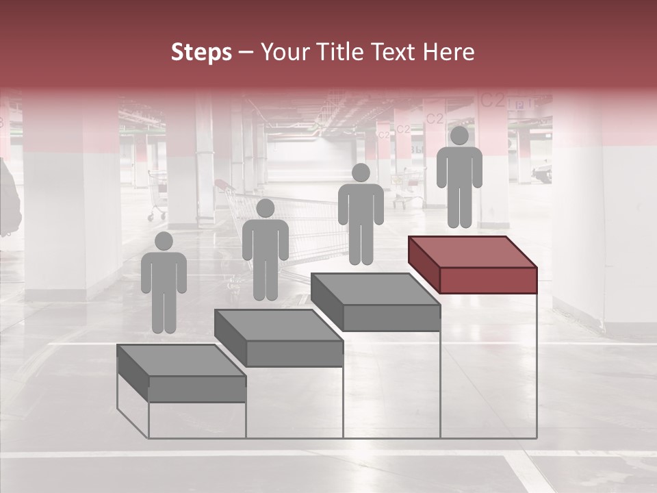 Cart Metall Concrete PowerPoint Template