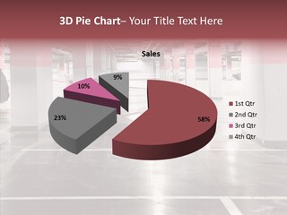 Cart Metall Concrete PowerPoint Template