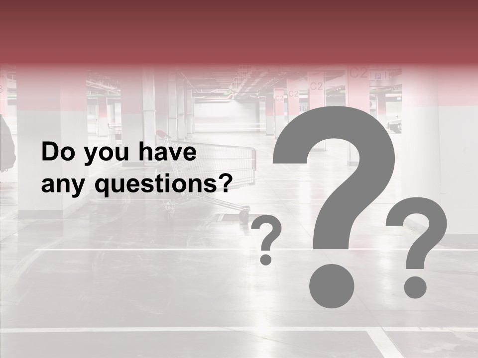 Cart Metall Concrete PowerPoint Template