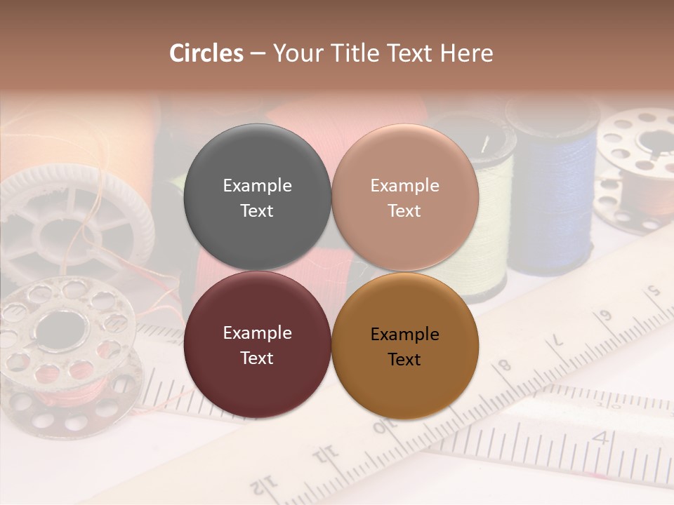 Eyelet Clothing Prepared PowerPoint Template