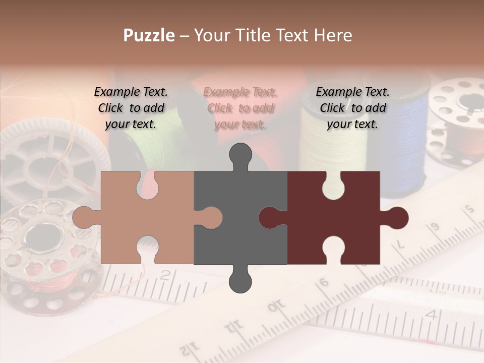 Eyelet Clothing Prepared PowerPoint Template