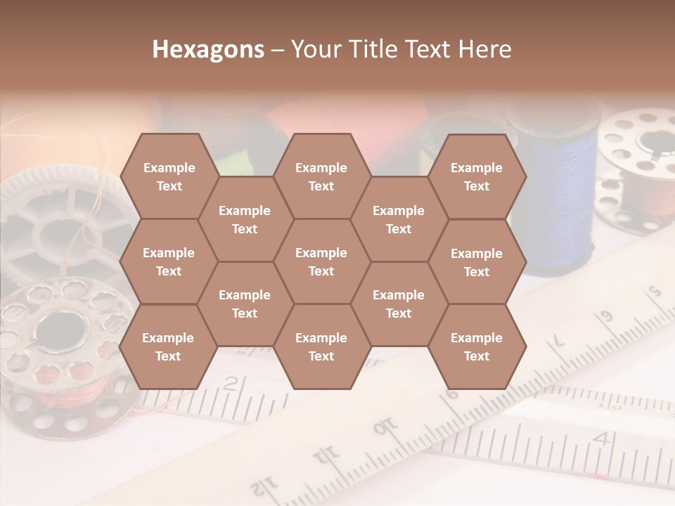 Eyelet Clothing Prepared PowerPoint Template