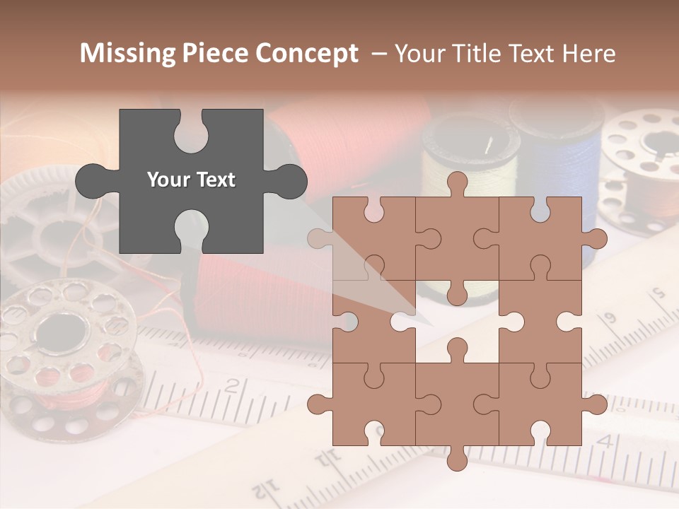 Eyelet Clothing Prepared PowerPoint Template