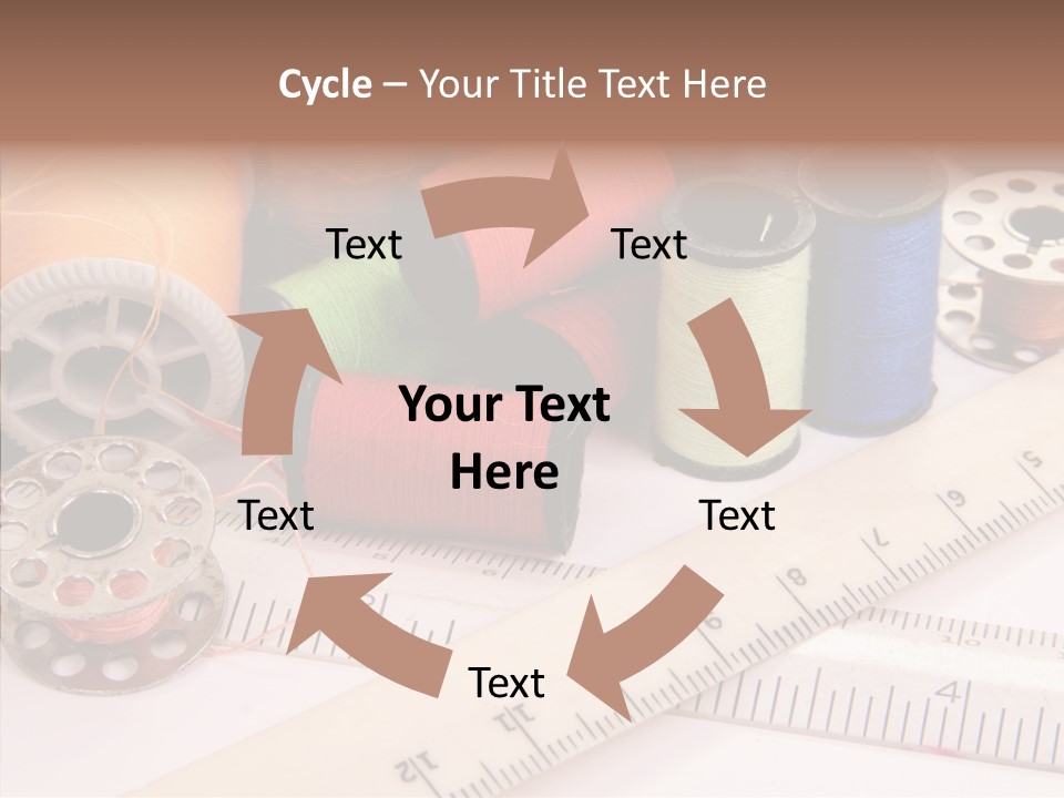 Eyelet Clothing Prepared PowerPoint Template