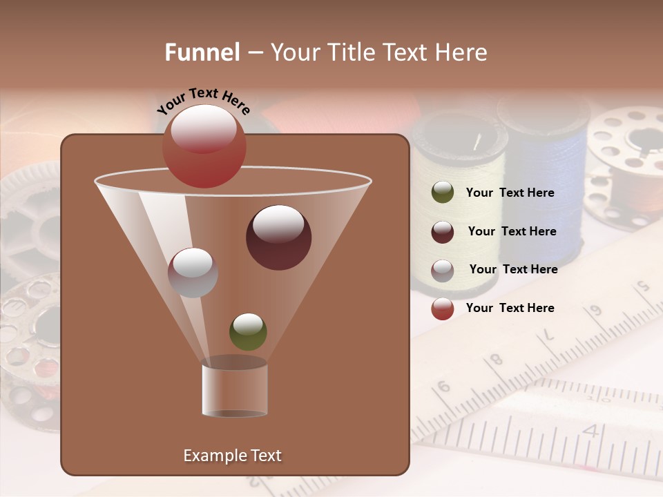 Eyelet Clothing Prepared PowerPoint Template