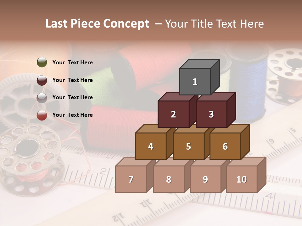 Eyelet Clothing Prepared PowerPoint Template