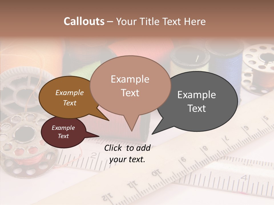 Eyelet Clothing Prepared PowerPoint Template