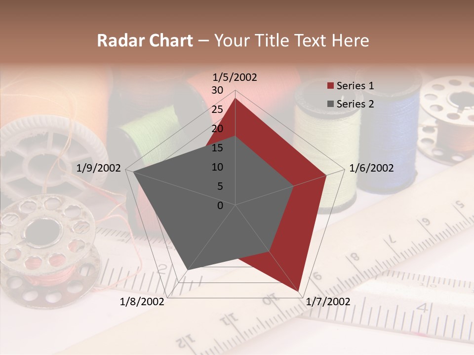 Eyelet Clothing Prepared PowerPoint Template