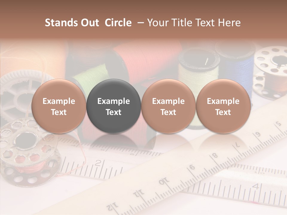 Eyelet Clothing Prepared PowerPoint Template