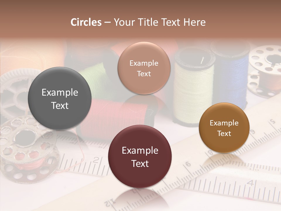 Eyelet Clothing Prepared PowerPoint Template