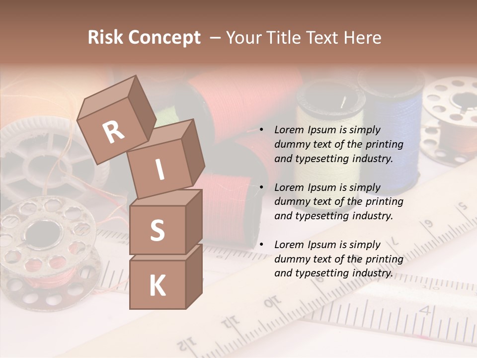 Eyelet Clothing Prepared PowerPoint Template