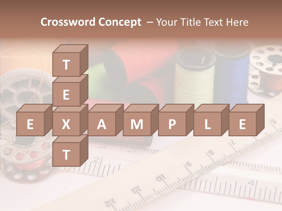 Eyelet Clothing Prepared PowerPoint Template