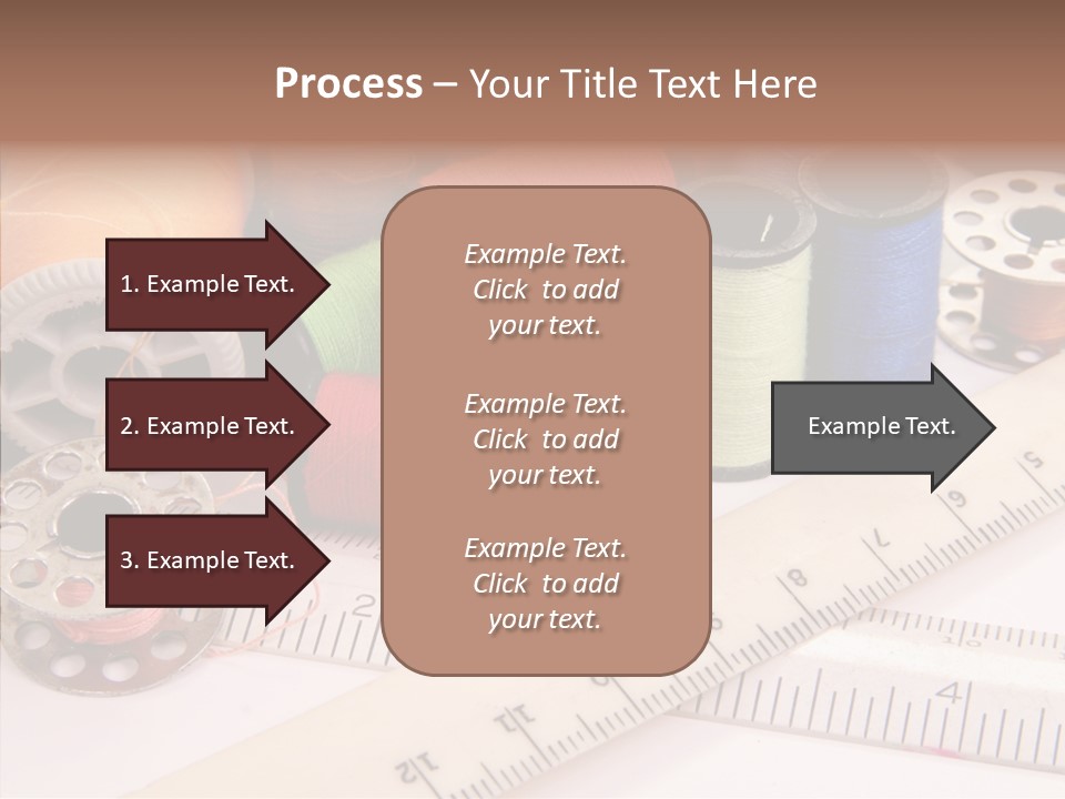 Eyelet Clothing Prepared PowerPoint Template