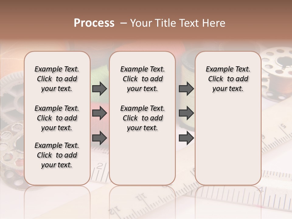 Eyelet Clothing Prepared PowerPoint Template