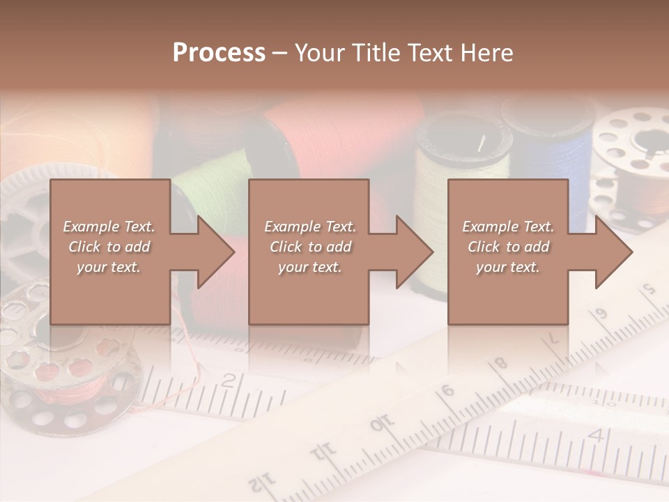 Eyelet Clothing Prepared PowerPoint Template