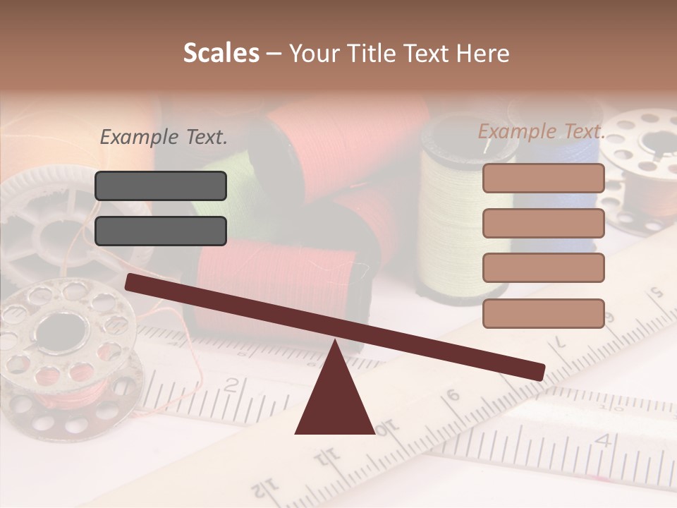 Eyelet Clothing Prepared PowerPoint Template