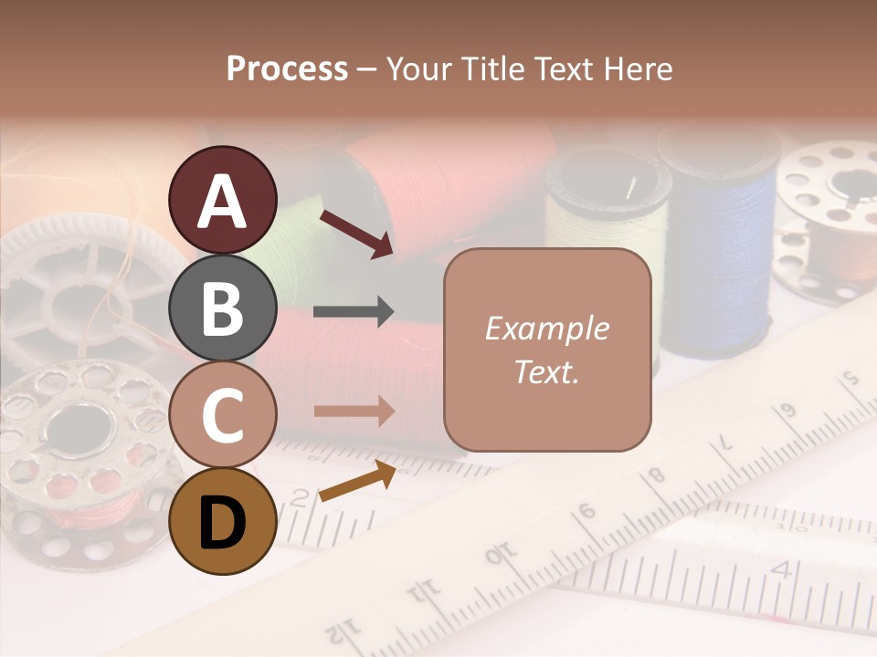 Eyelet Clothing Prepared PowerPoint Template