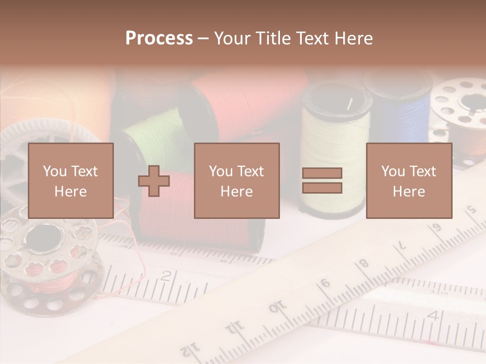 Eyelet Clothing Prepared PowerPoint Template