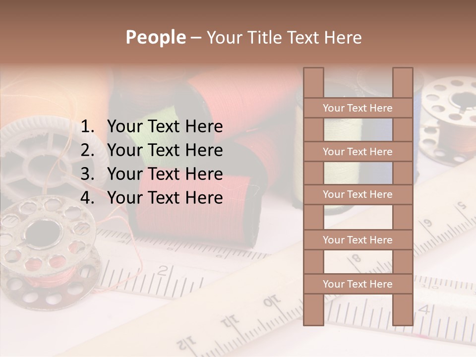 Eyelet Clothing Prepared PowerPoint Template