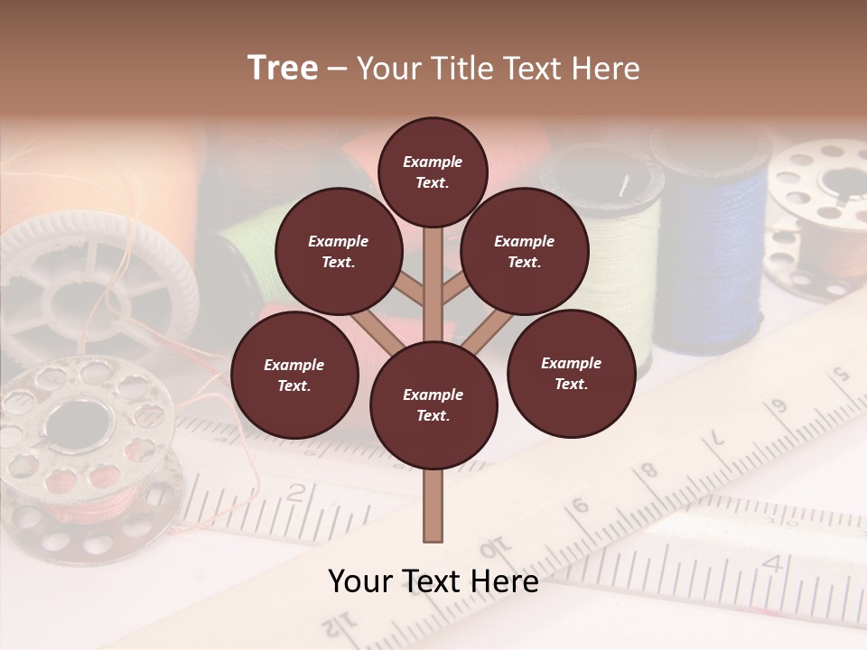 Eyelet Clothing Prepared PowerPoint Template