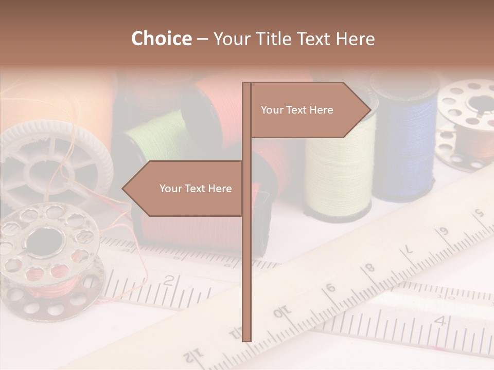 Eyelet Clothing Prepared PowerPoint Template