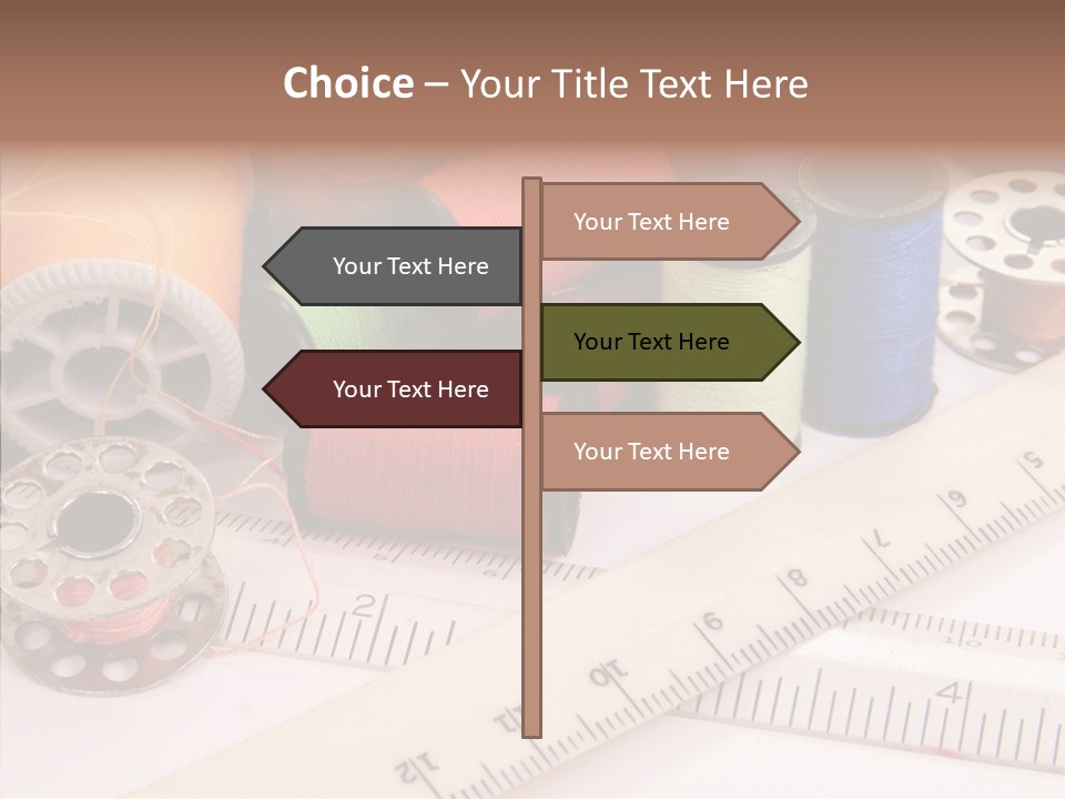 Eyelet Clothing Prepared PowerPoint Template