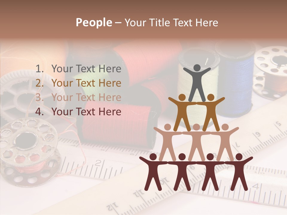 Eyelet Clothing Prepared PowerPoint Template