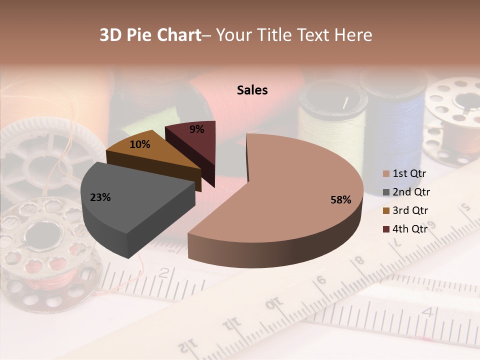 Eyelet Clothing Prepared PowerPoint Template