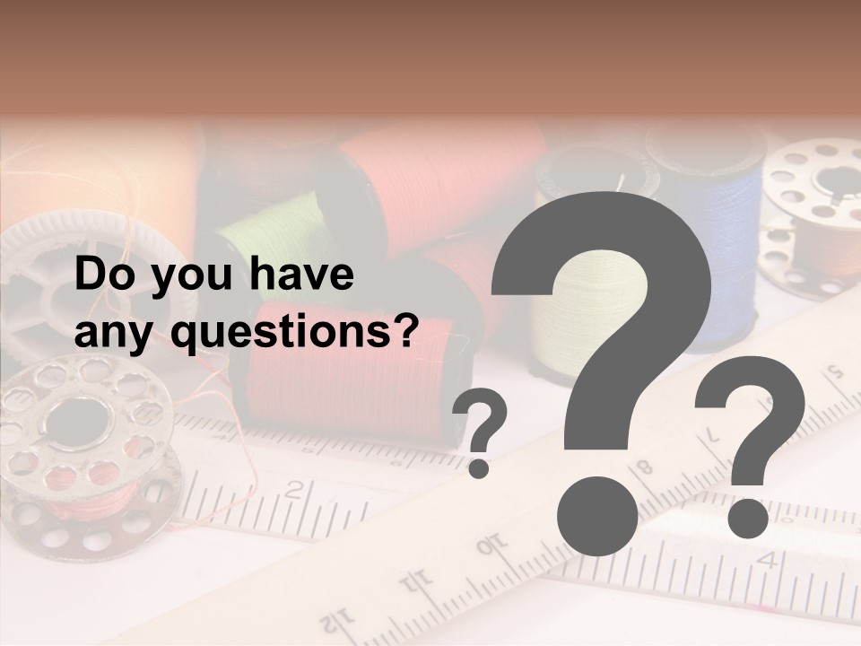 Eyelet Clothing Prepared PowerPoint Template