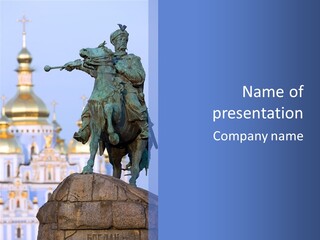 Ukrainian Bronze Bogdan PowerPoint Template