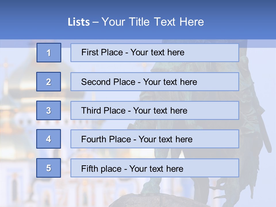 Ukrainian Bronze Bogdan PowerPoint Template