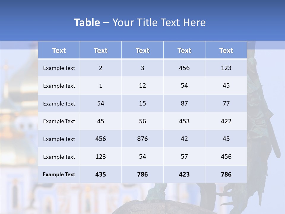 Ukrainian Bronze Bogdan PowerPoint Template