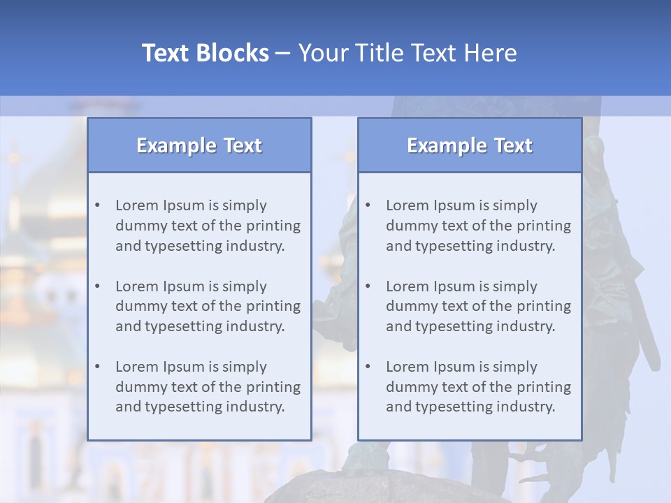 Ukrainian Bronze Bogdan PowerPoint Template