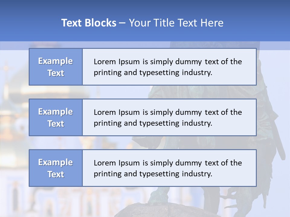 Ukrainian Bronze Bogdan PowerPoint Template
