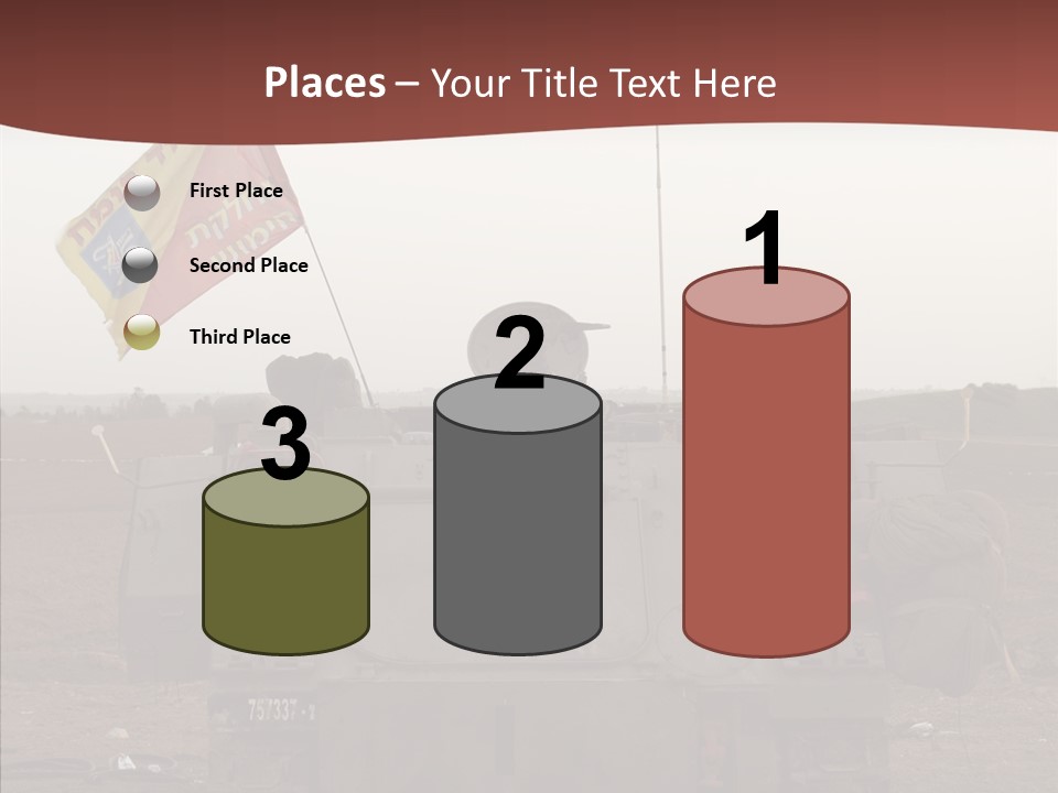 Vehicle Weapon Bradley PowerPoint Template