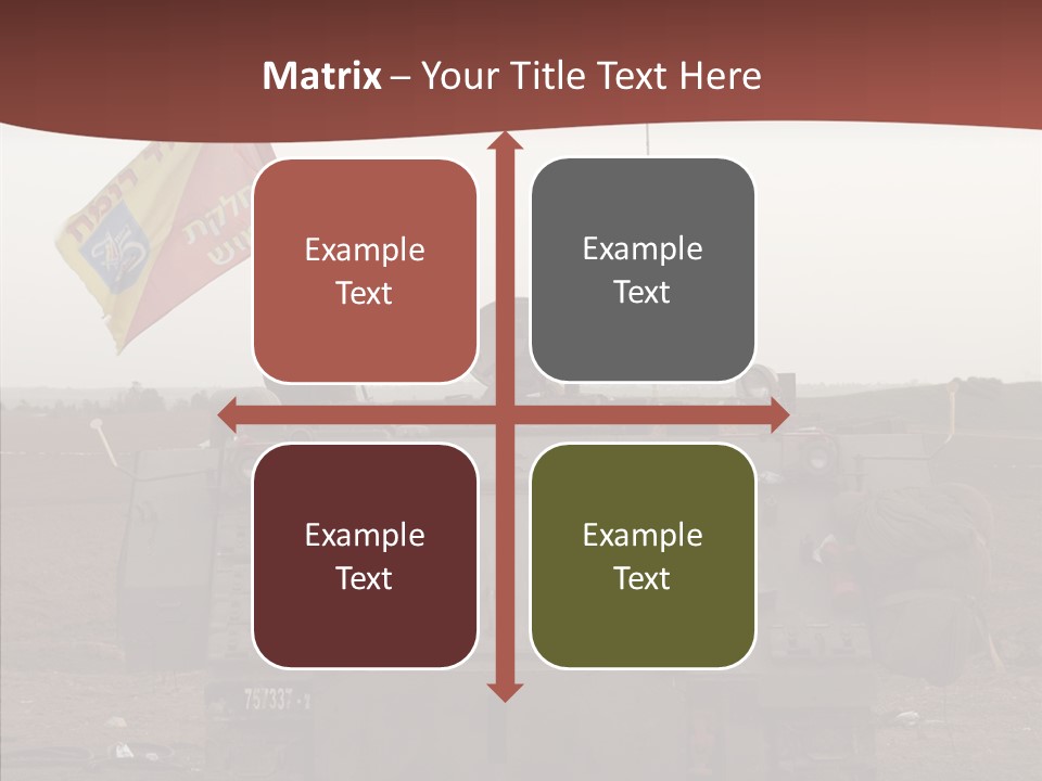 Vehicle Weapon Bradley PowerPoint Template
