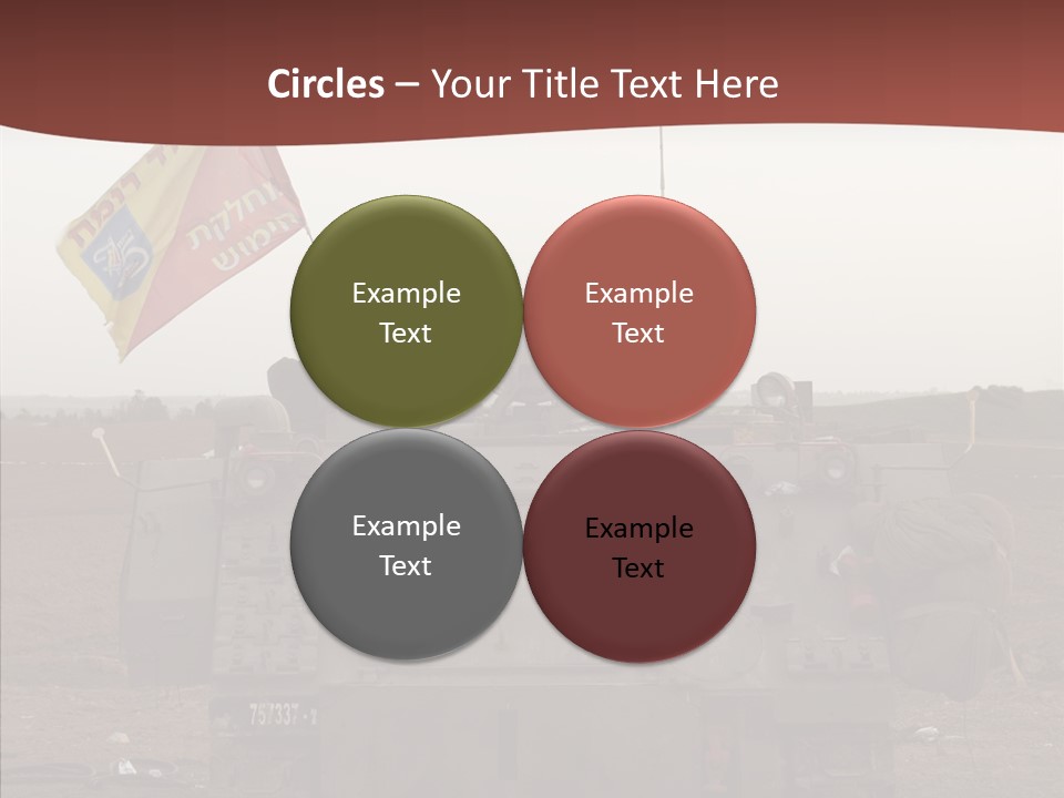 Vehicle Weapon Bradley PowerPoint Template