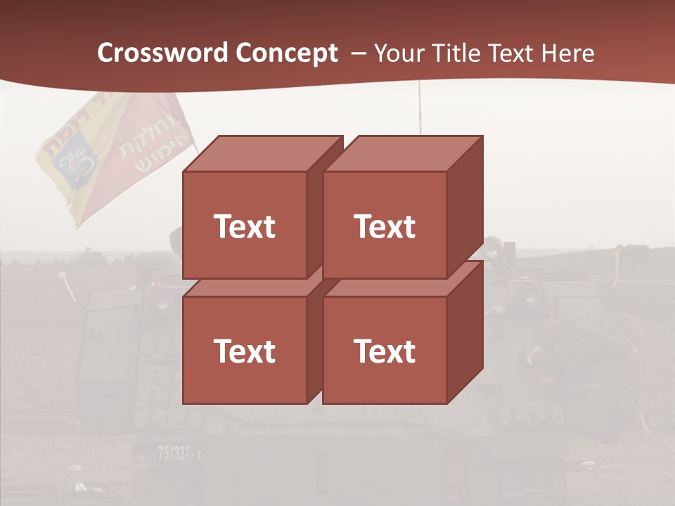 Vehicle Weapon Bradley PowerPoint Template