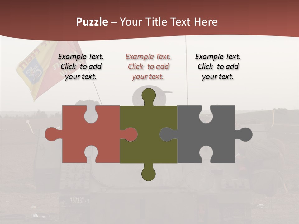 Vehicle Weapon Bradley PowerPoint Template