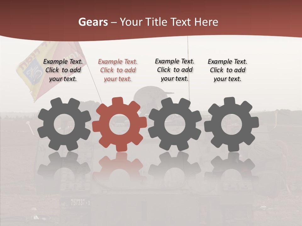 Vehicle Weapon Bradley PowerPoint Template